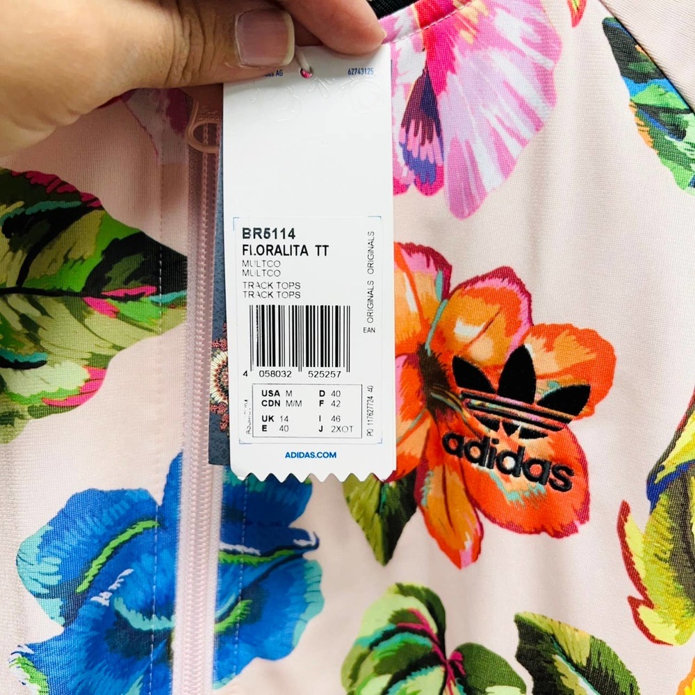 Adidas Originals X Farm Floralita Track Jacket and Tights Set - Picture 7 of 14